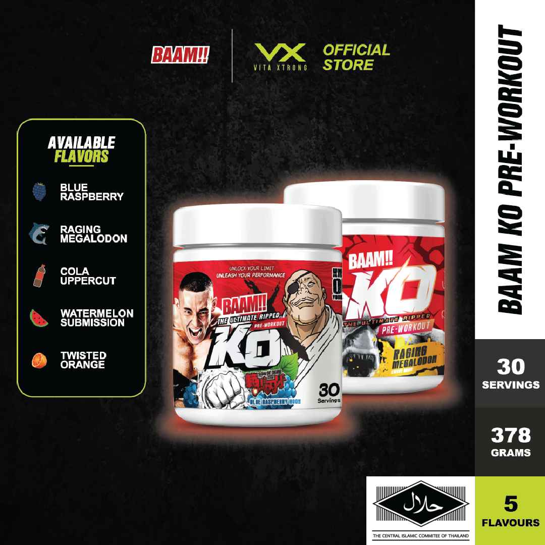 BAAM!! KO !! Ultimate Pre-Workout × DOPPO – 378 g (30 Servings) | Energy • Focus • Endurance_13