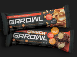Grrowl  Peanut Power CRUNCH 15 unit box