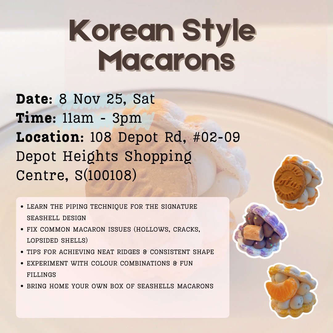 Korean Style Macarons Workshops - (8 Nov, Sat)_0
