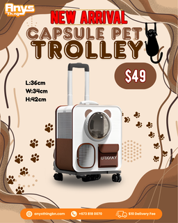 capsule pet trolley