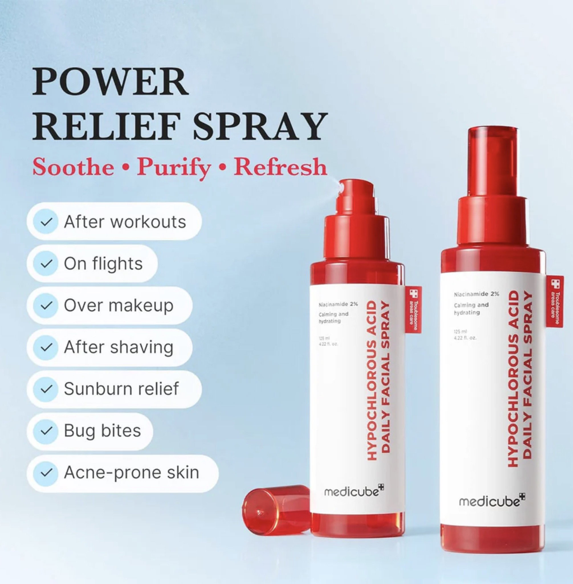 Medicube Hypochlorous Acid Daily Facial Spray 125ml_2