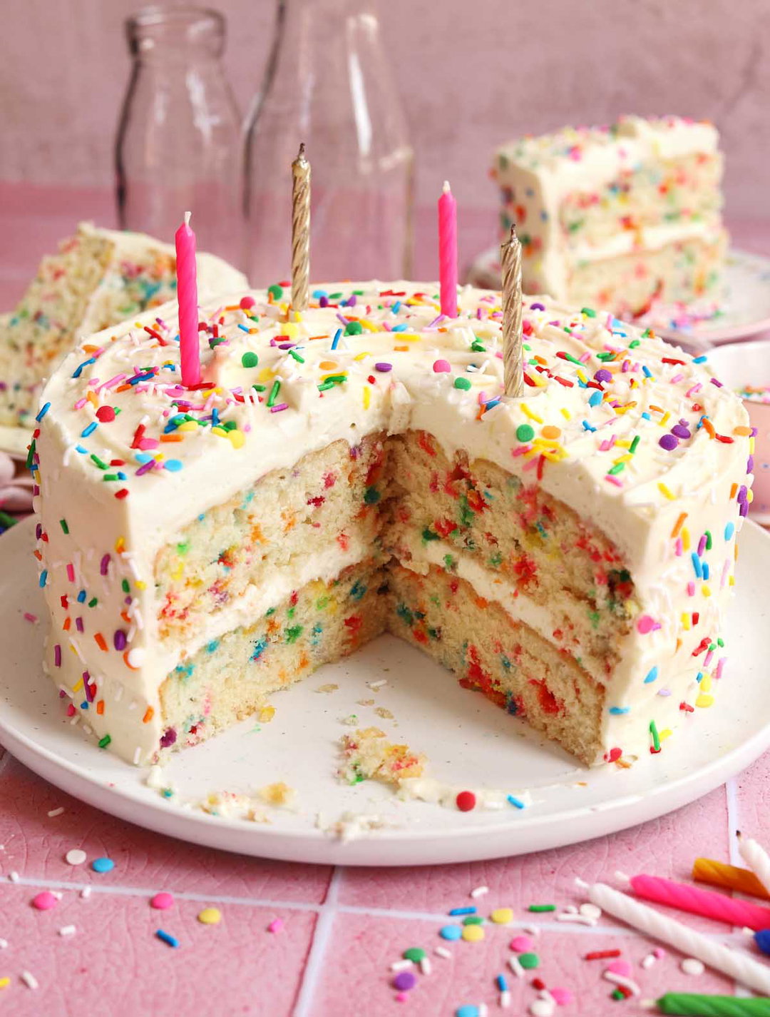 Vanilla Confetti Cake