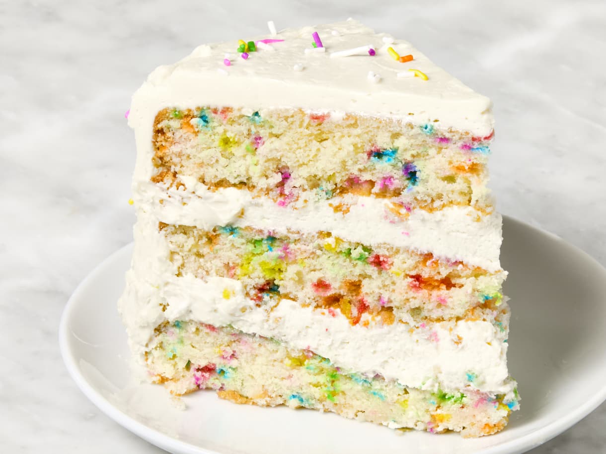 Budget Vanilla Confetti Cake _1
