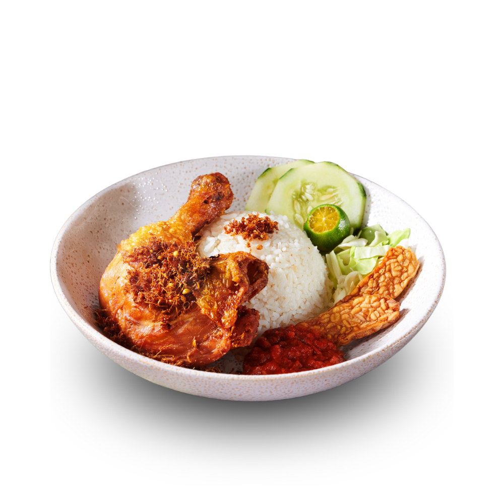 Nasi Ayam Penyet