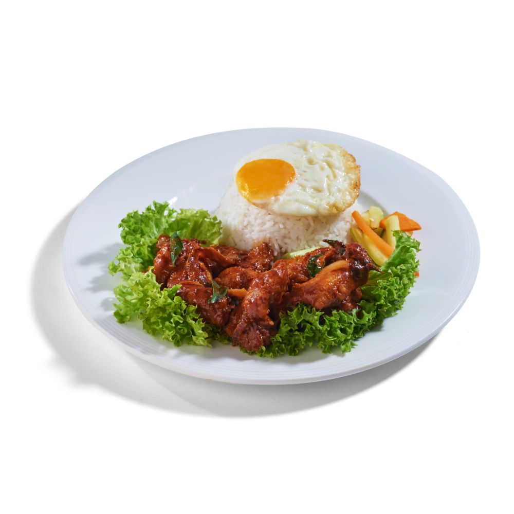 Nasi Lemak With Curry Chicken_0