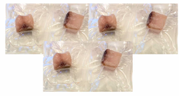 Individually Sealed & Packed Cod Fish, Threadfin Fish & Bakka Salmon Cubes (Frozen) (6months+)
