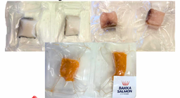 Individually Sealed & Packed Cod Fish, Threadfin Fish & Bakka Salmon Cubes (Frozen) (6months+)