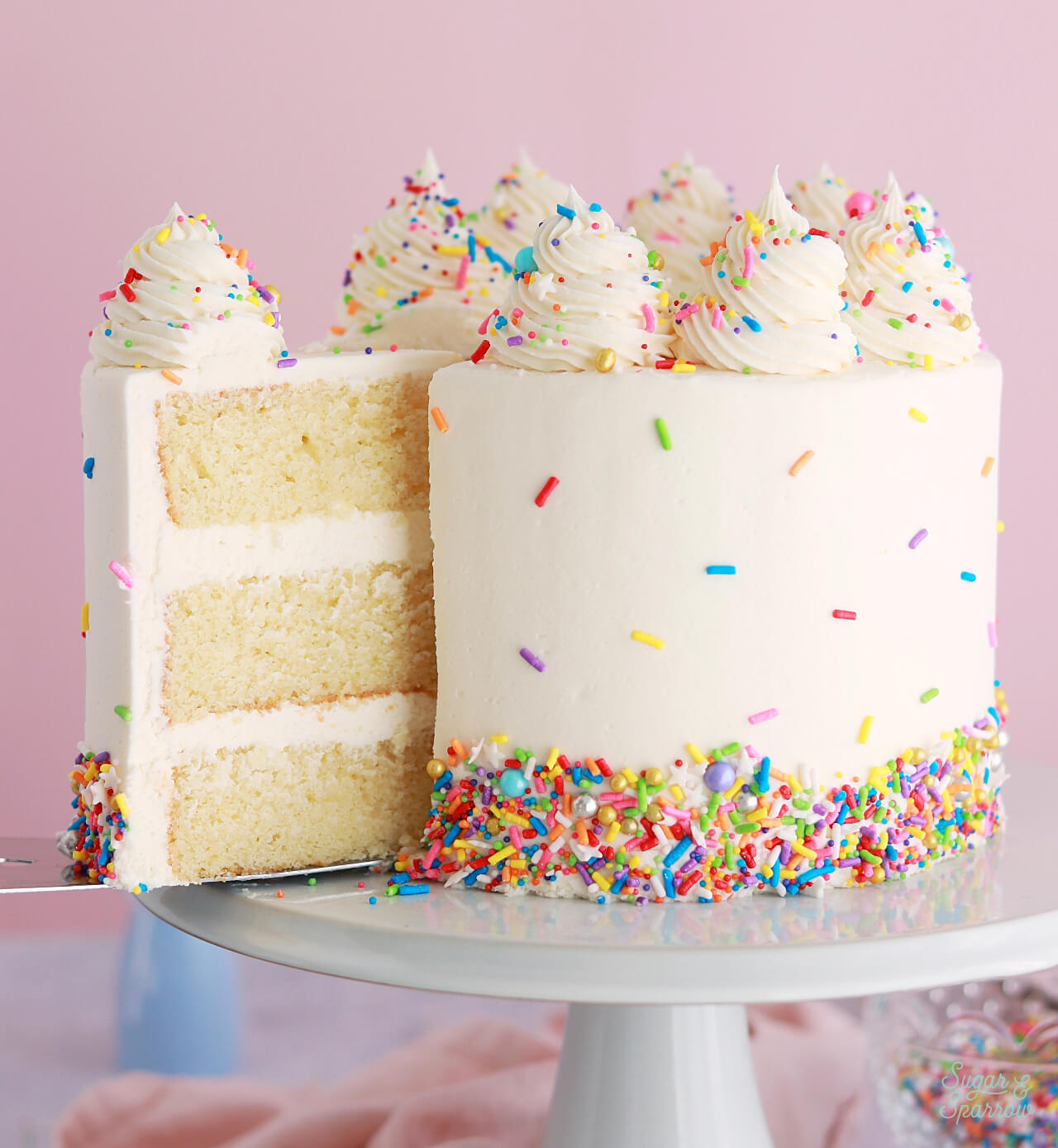 Sparkle Vanila Cake_0