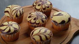 Vanilla Marble Cup Cakes 