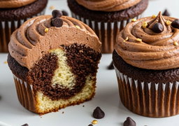Chocolate Marble Cup Cakes 