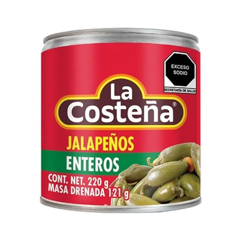 Jalapeños Enteros La Costeña 220g