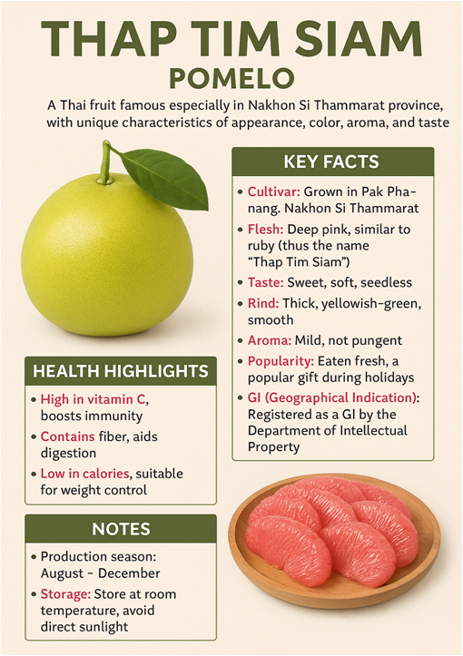 Pomelo, Red (Thap Tim Siam) *Best Seller
