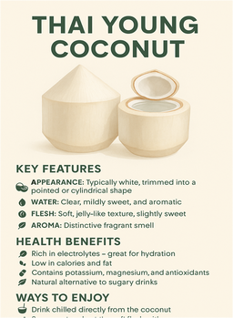 Thai Young Coconut (2pcs)