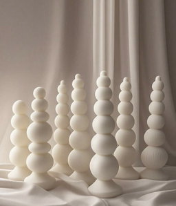 2 Piece Bubble Pillar