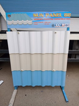 Sun Panel 840 10mm double layer upvc (Fisik Lebar Kotor 880) 