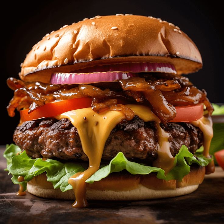 BBQ Double Cheese Burger_0