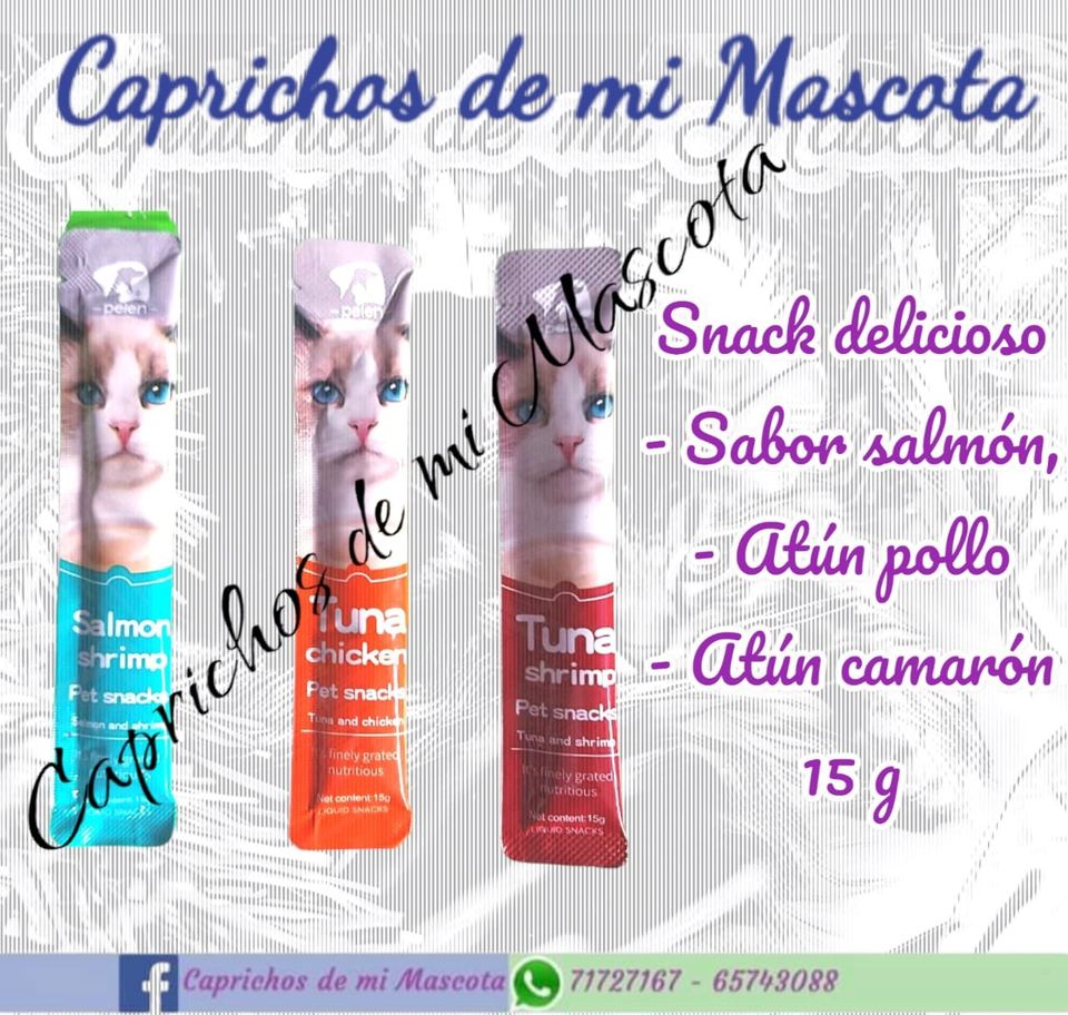 Snack humedo para gato