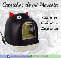 Arenero Cerrado Cara de Gato