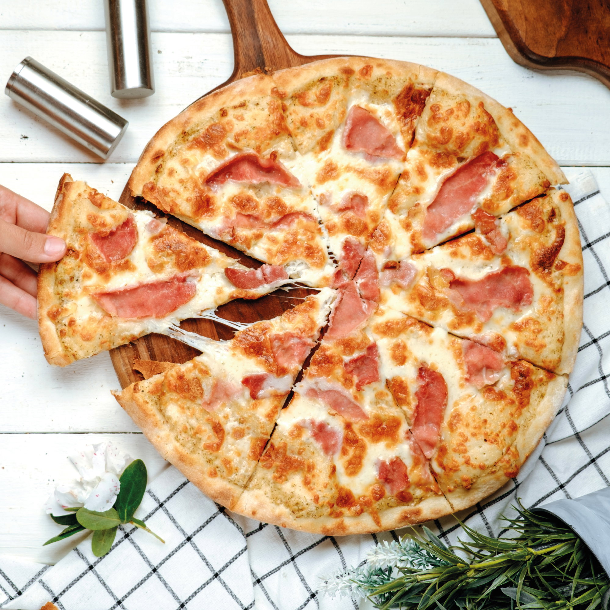 PIZZA CLÁSICA DE JAMÓN _0
