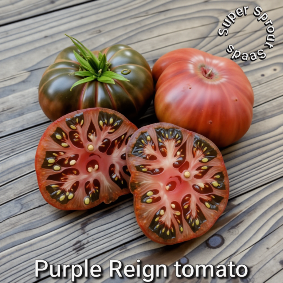 🍅PURPLE REIGN TOMATO 🍅 x 15+ seeds_2