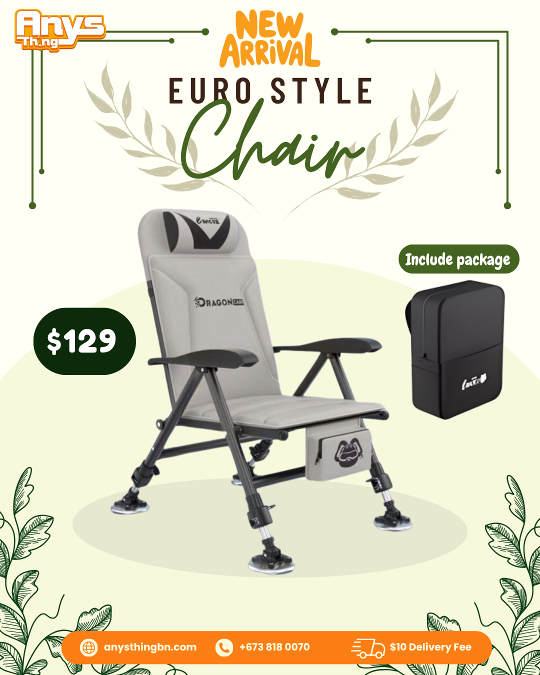 Euro style chair