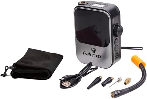  Portable Tire Inflator Air Compressor Small, Efficient, LED Light.perfect for Car,Bike.Multiple Inflation Options.Reliable Performance,Long Battery Life,Accurate Pressure Control