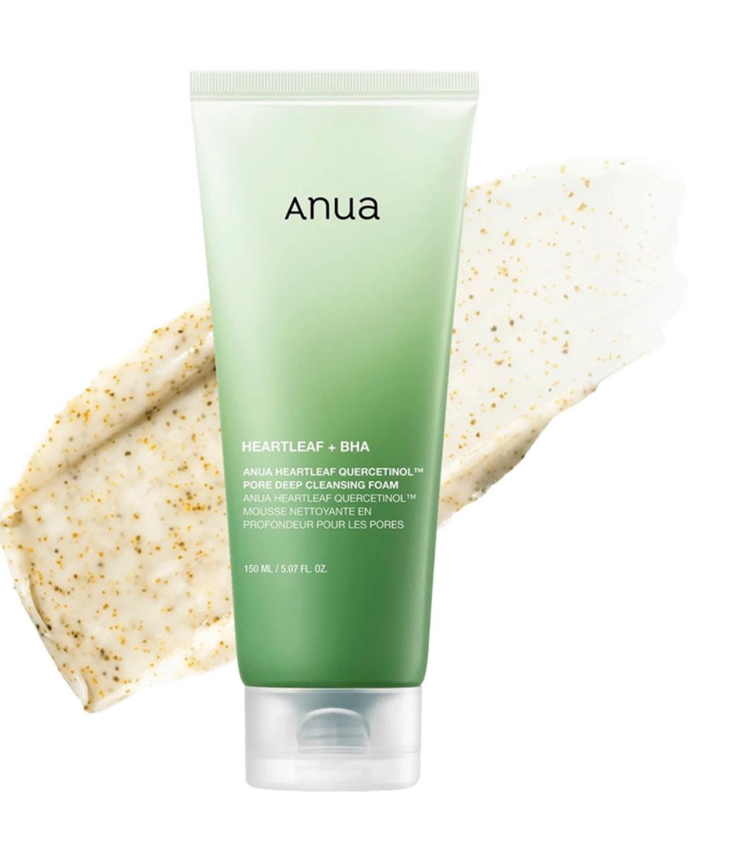 Anua Heartleaf Quercetinol Pore Deep Cleansing Foam - 150ml | انوا غسول رغوي  - 150 مل_0