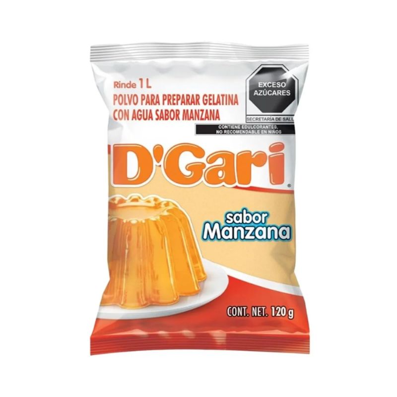 D' Gari de Agua 120g Manzana
