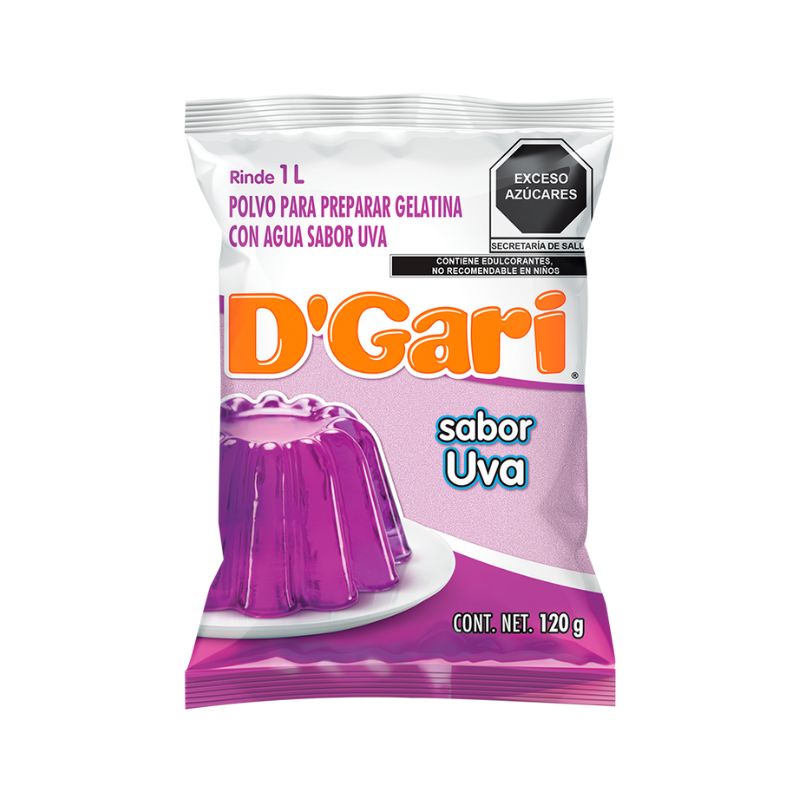 D' Gari de Agua 120g Uva