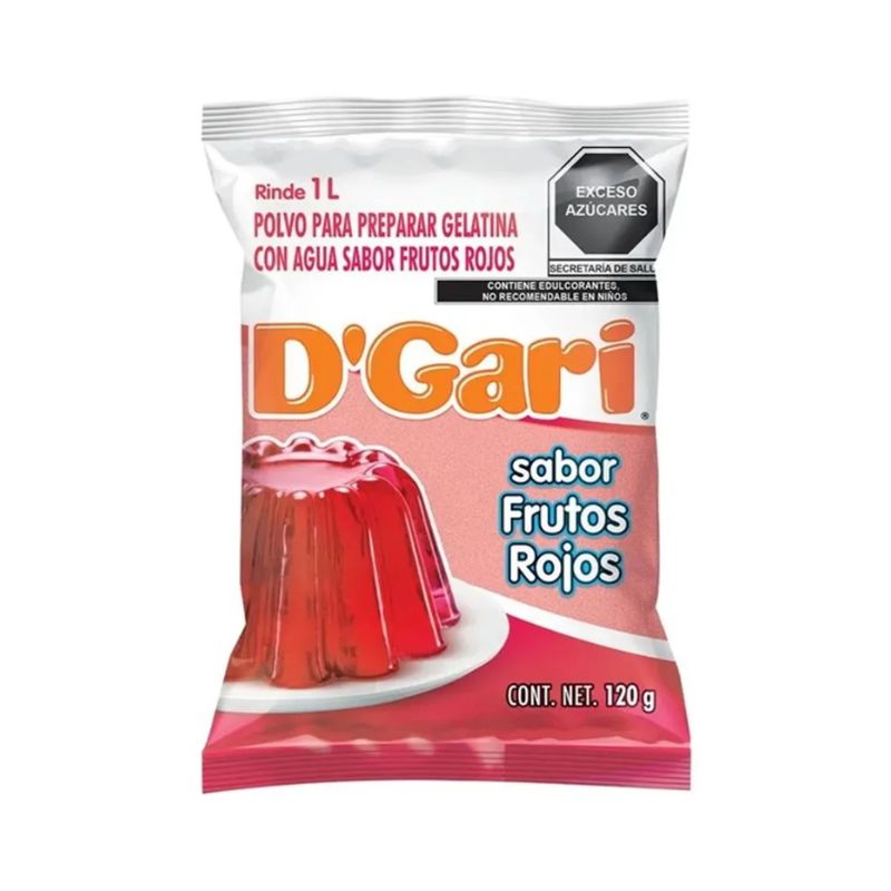 D' Gari de Agua 120g Frutos Rojos