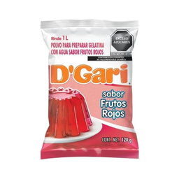 D' Gari de Agua 120g Frutos Rojos