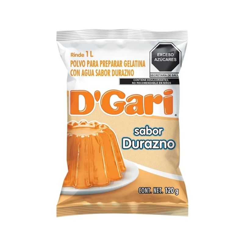 D' Gari de Agua 120g Durazno