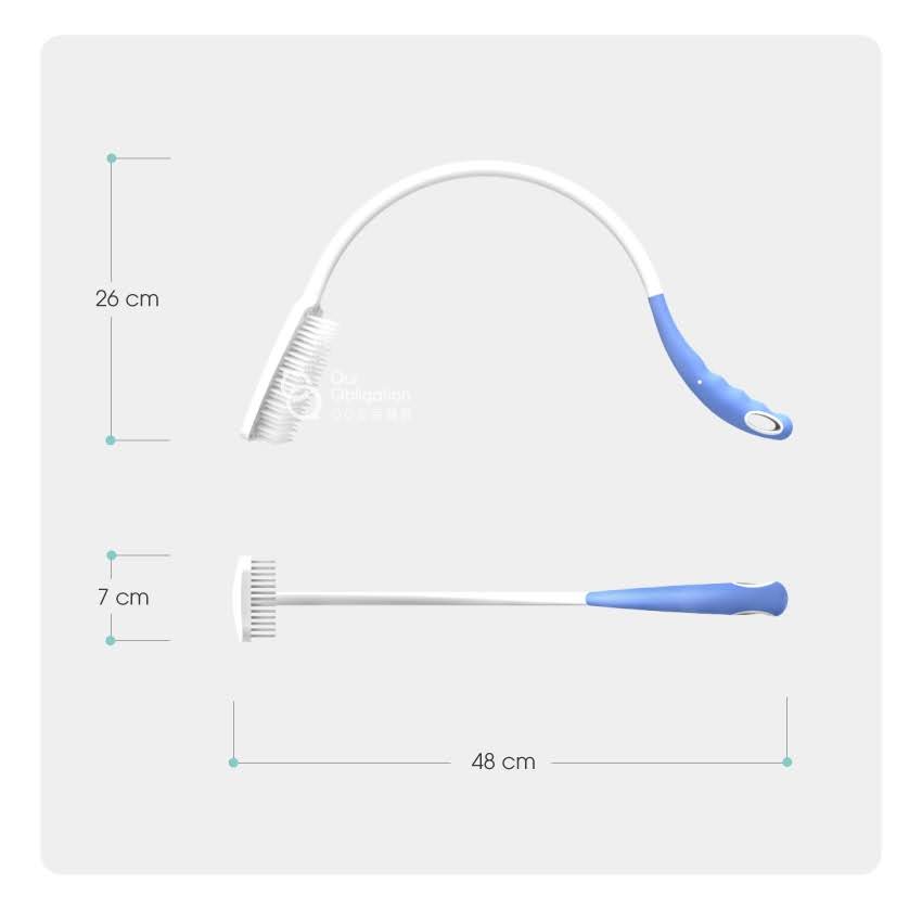 Our Obligation Curved Handle Bath Brush_1