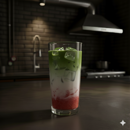 Iced Strawberry Matcha Latte