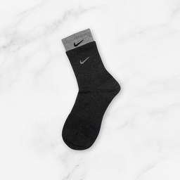[10001] - 3 Pairs Men's Cotton Blend High-Cut Crew Socks – Versatile, Breathable & Everyday Comfort 