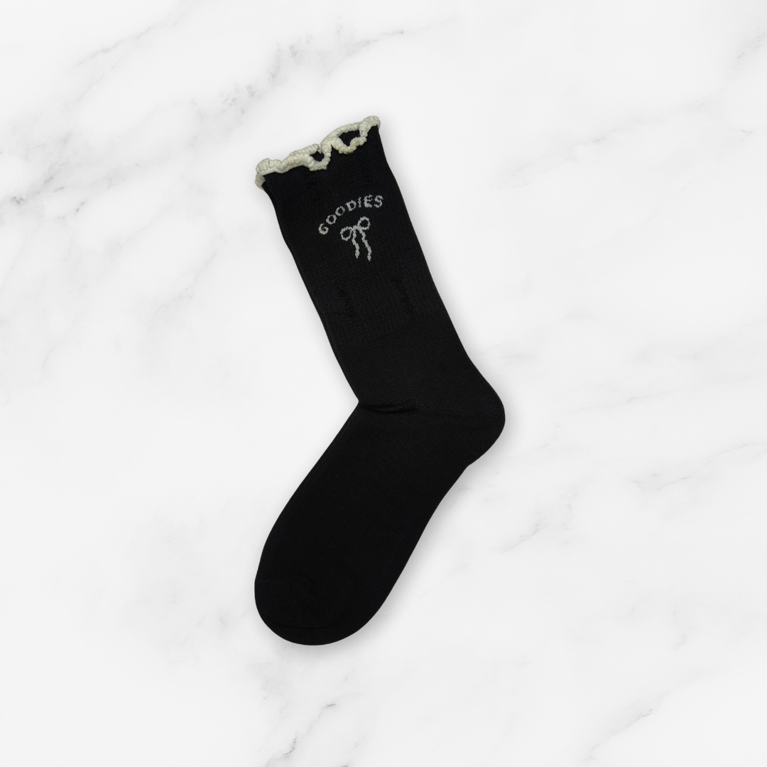 [10081B] - 5 Pairs Women’s High-Cotton High-Cut Crew Socks – Breathable Shapes/Stripes & Everyday Comfort_2