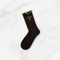 [10081B] - 5 Pairs Women’s High-Cotton High-Cut Crew Socks – Breathable Shapes/Stripes & Everyday Comfort