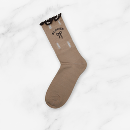 [10081B] - 5 Pairs Women’s High-Cotton High-Cut Crew Socks – Breathable Shapes/Stripes & Everyday Comfort