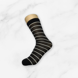 [10094] - 2 Pairs Women’s Bamboo High-Cut Crew Socks – Soft, Breathable & Eco-Friendly Comfort 