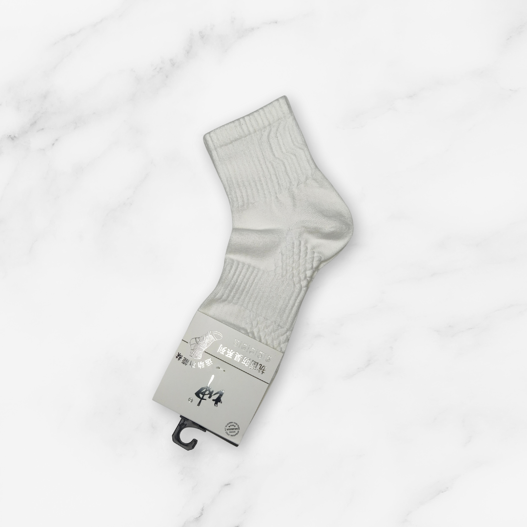 [10095] - 3 Pairs Men’s Cotton Blend High-Cut Crew Socks – Breathable & Everyday Comfort _4