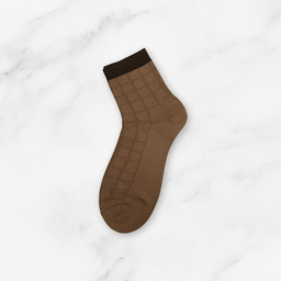 [10147] - 3 Pairs Unisex's High-Cotton High-Cut Crew Socks – Breathable Stripes/Plain & Comfort 