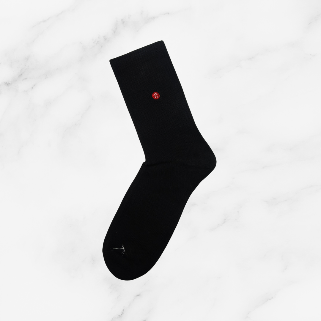 [10168] - 3 Pair Women’s Cotton Blend High-Cut Crew Socks – Breathable, Minimal & Yoga-Friendly _2