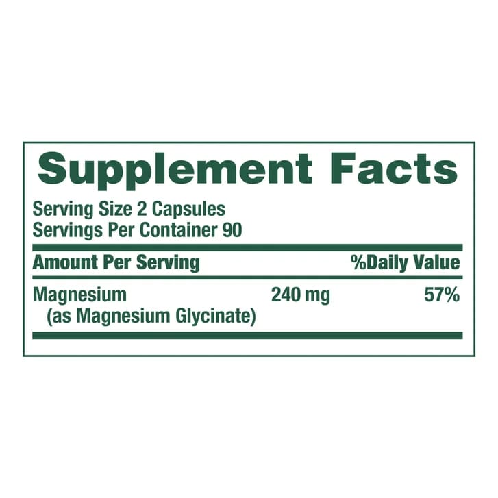 Nature's Bounty - Magnesium Glycinate_2