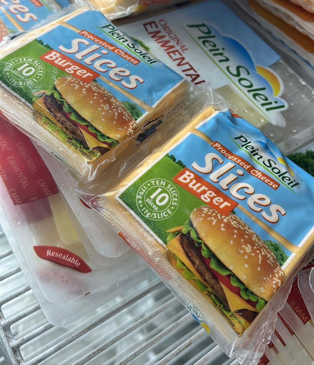 MPS74- Plein Soleil Cheese Slices for Burger