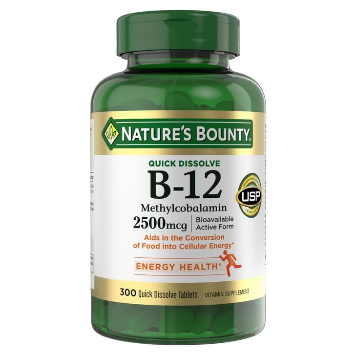 Nature's Bounty - Vitamin B12 2500 mcg