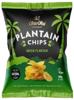 Olu Olu Plantain Chips Green