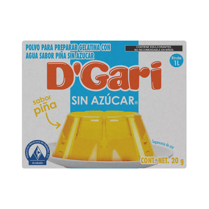D' Gari sin Azúcar de Agua 20g Piña_0