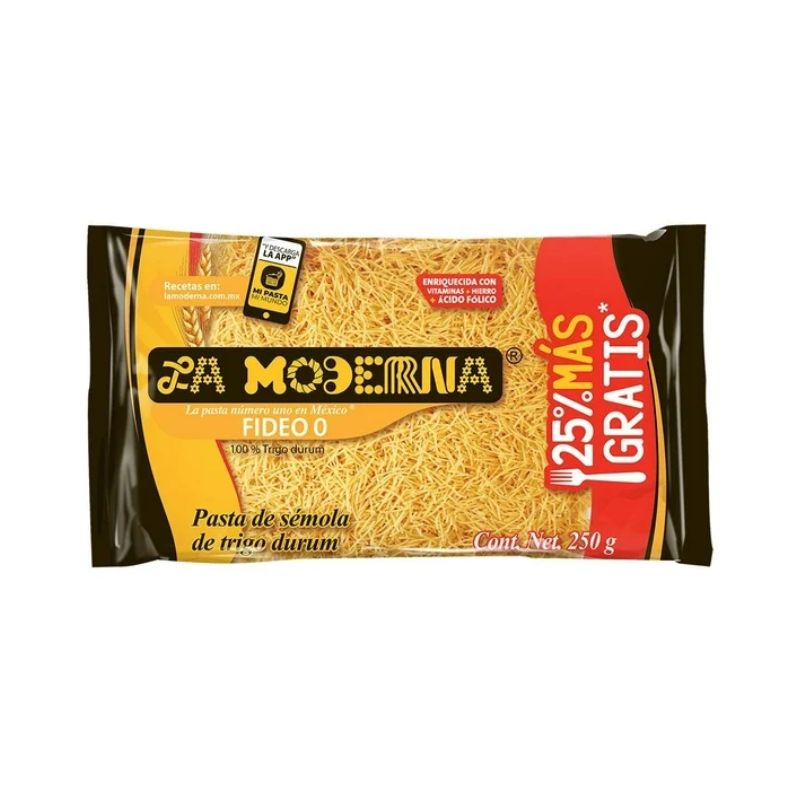 Sopa La Moderna 250g Fideo 0