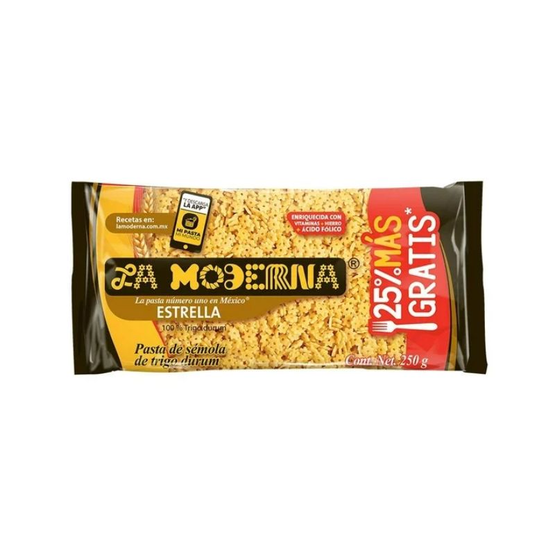 Sopa La Moderna 250g Estrella