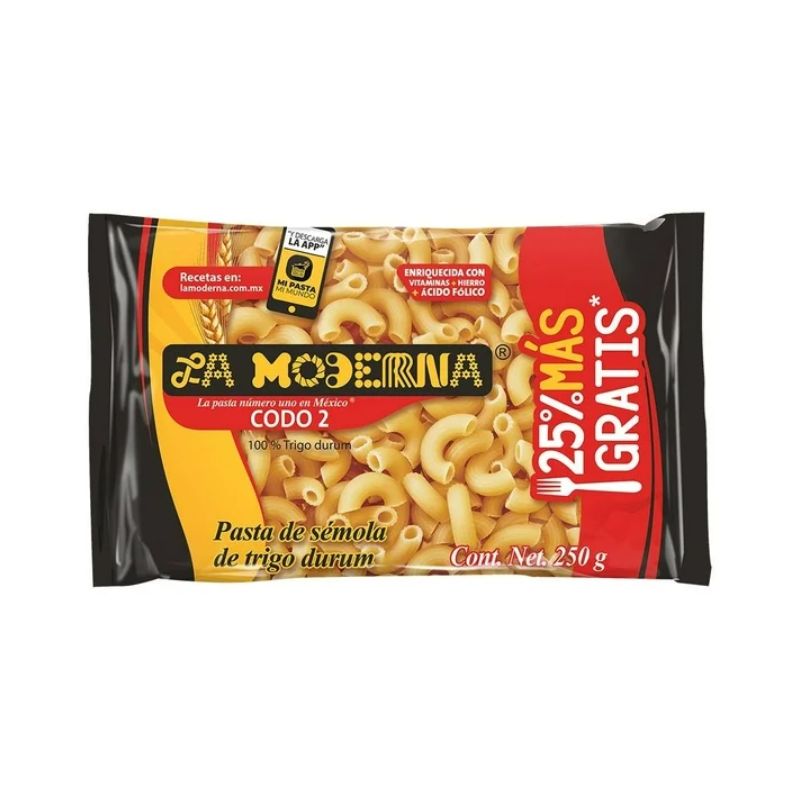 Sopa La Moderna 250g Codo 2